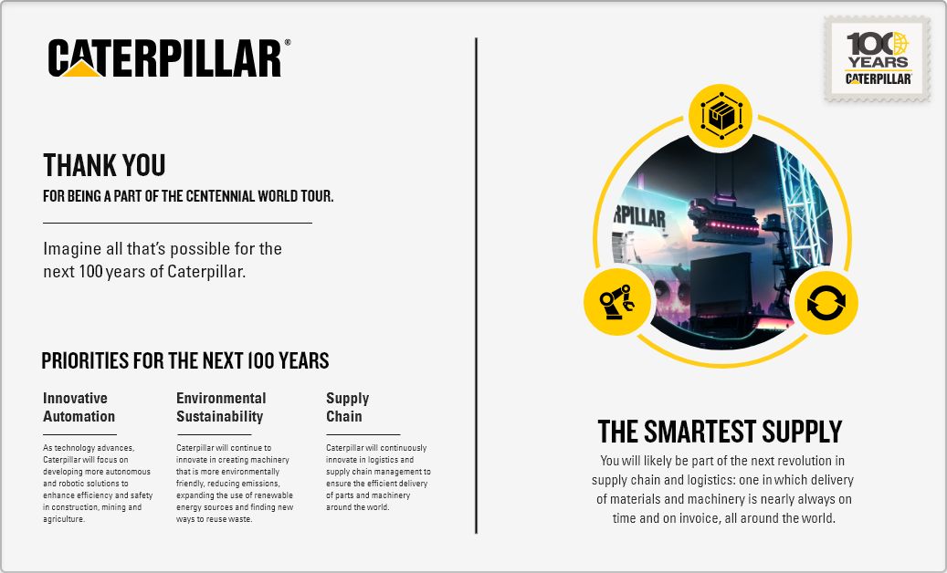 Postal de la cadena de suministro