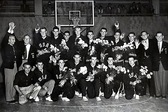 La squadra statunitense che vinse l'oro olimpico