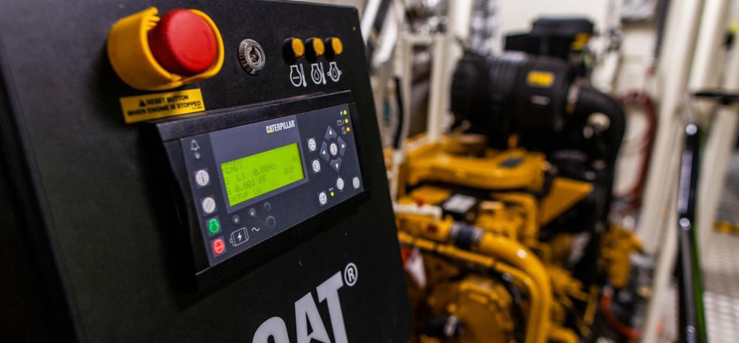 CAT® 3516Cエンジンの性能を詳細に監視しました。