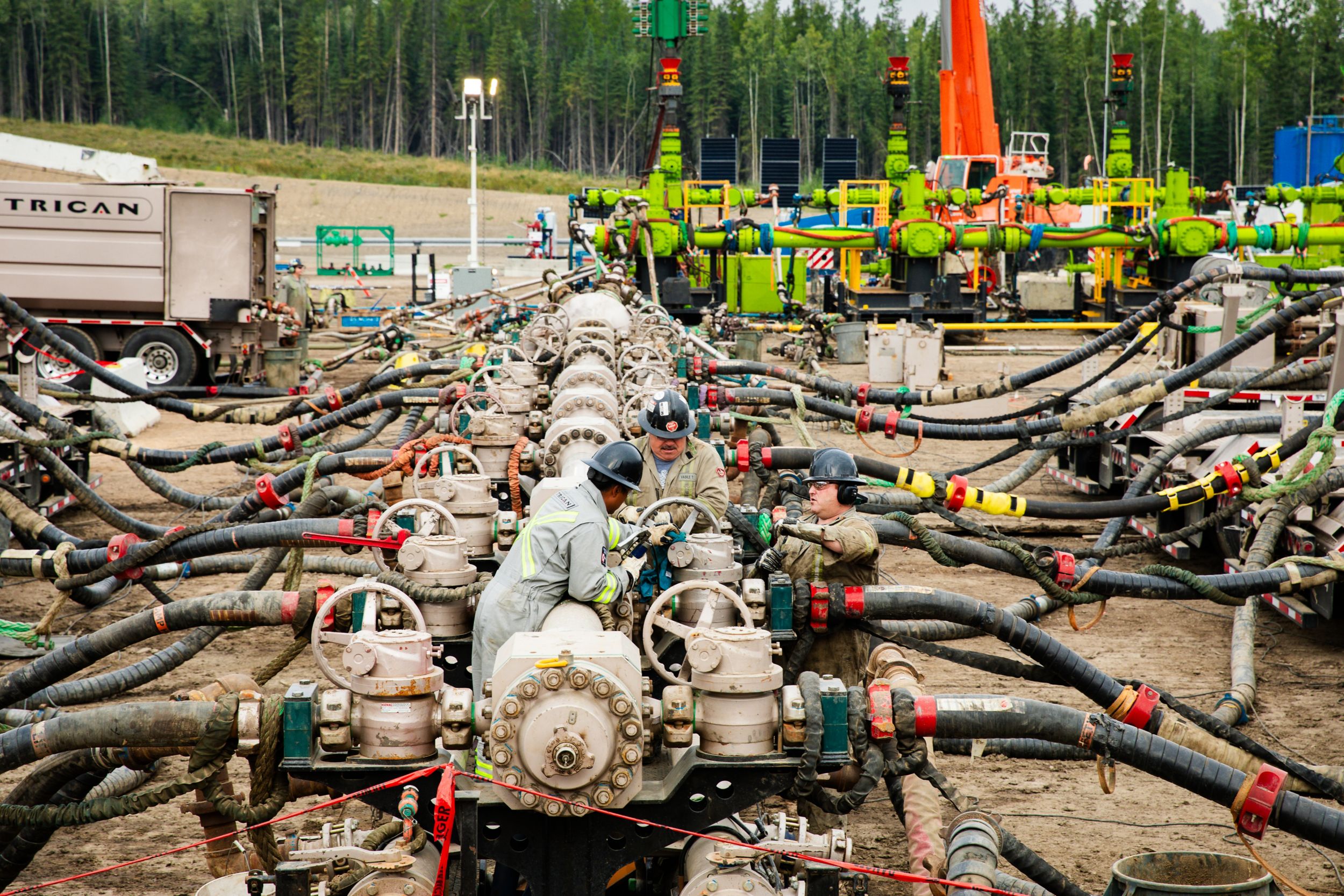 SPM Well Services Product Large Bore Image On Site