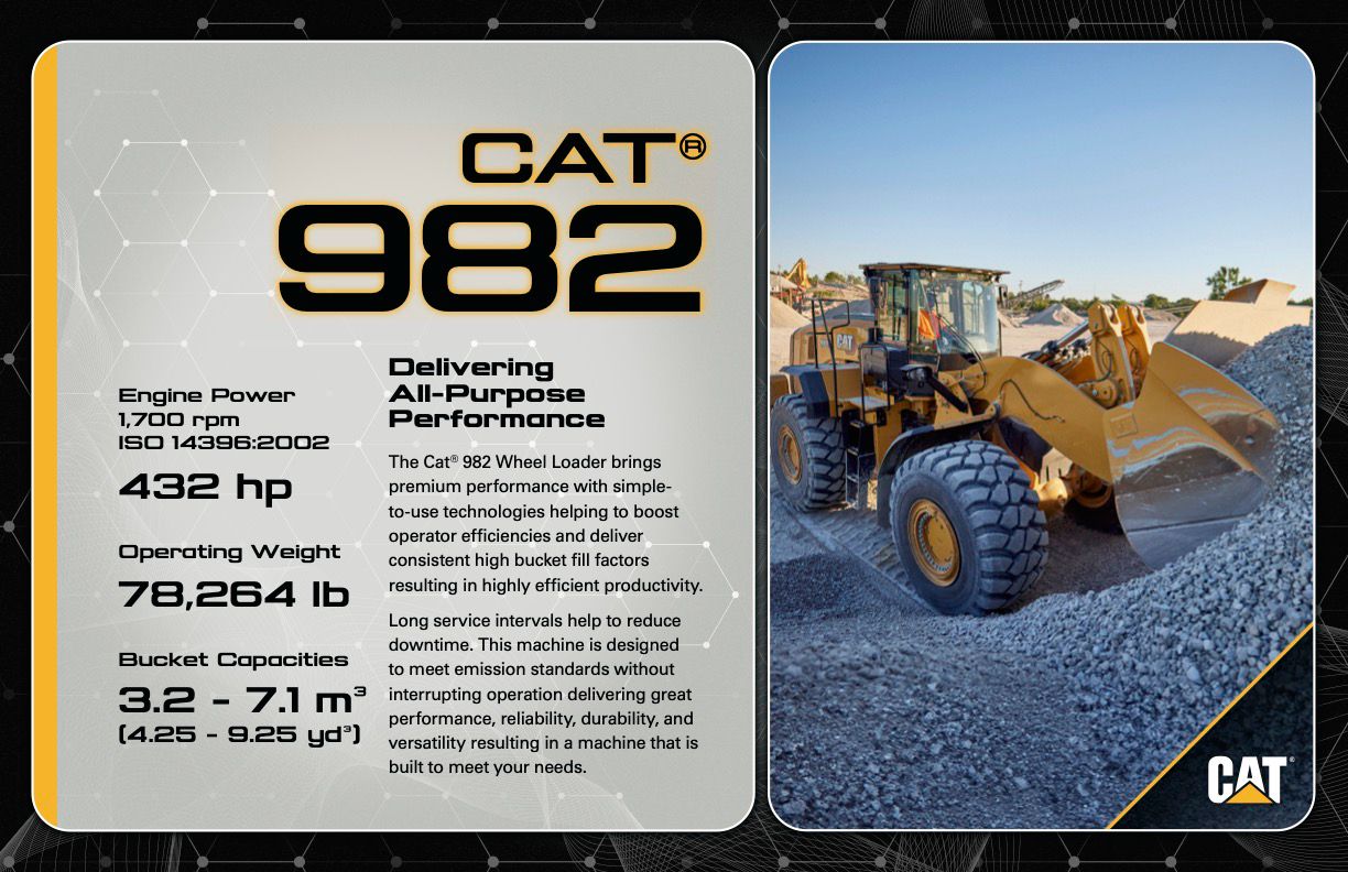 Cat 982 spec sign from Cat Trial 14: After Hours