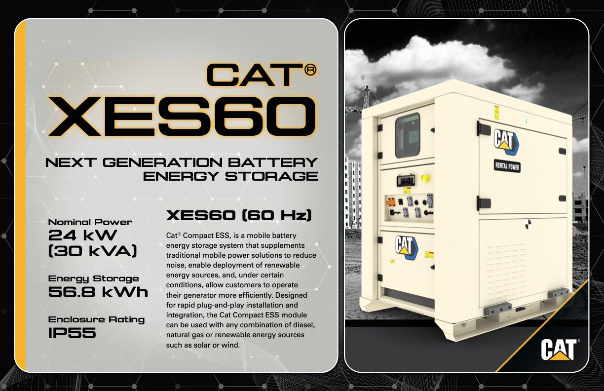 Cat XES60 spec sign from Cat Trial 14: After Hours