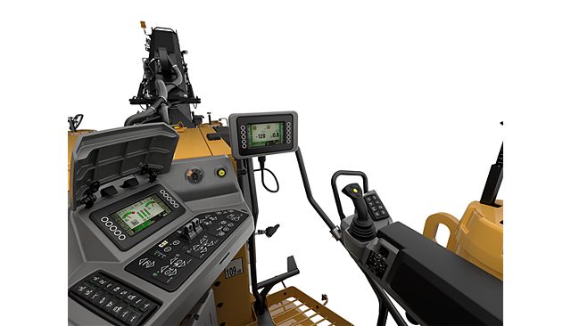 Cat PM312 operator controls