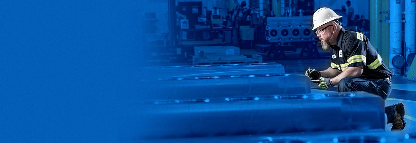 Man works on floor in Fort Worth