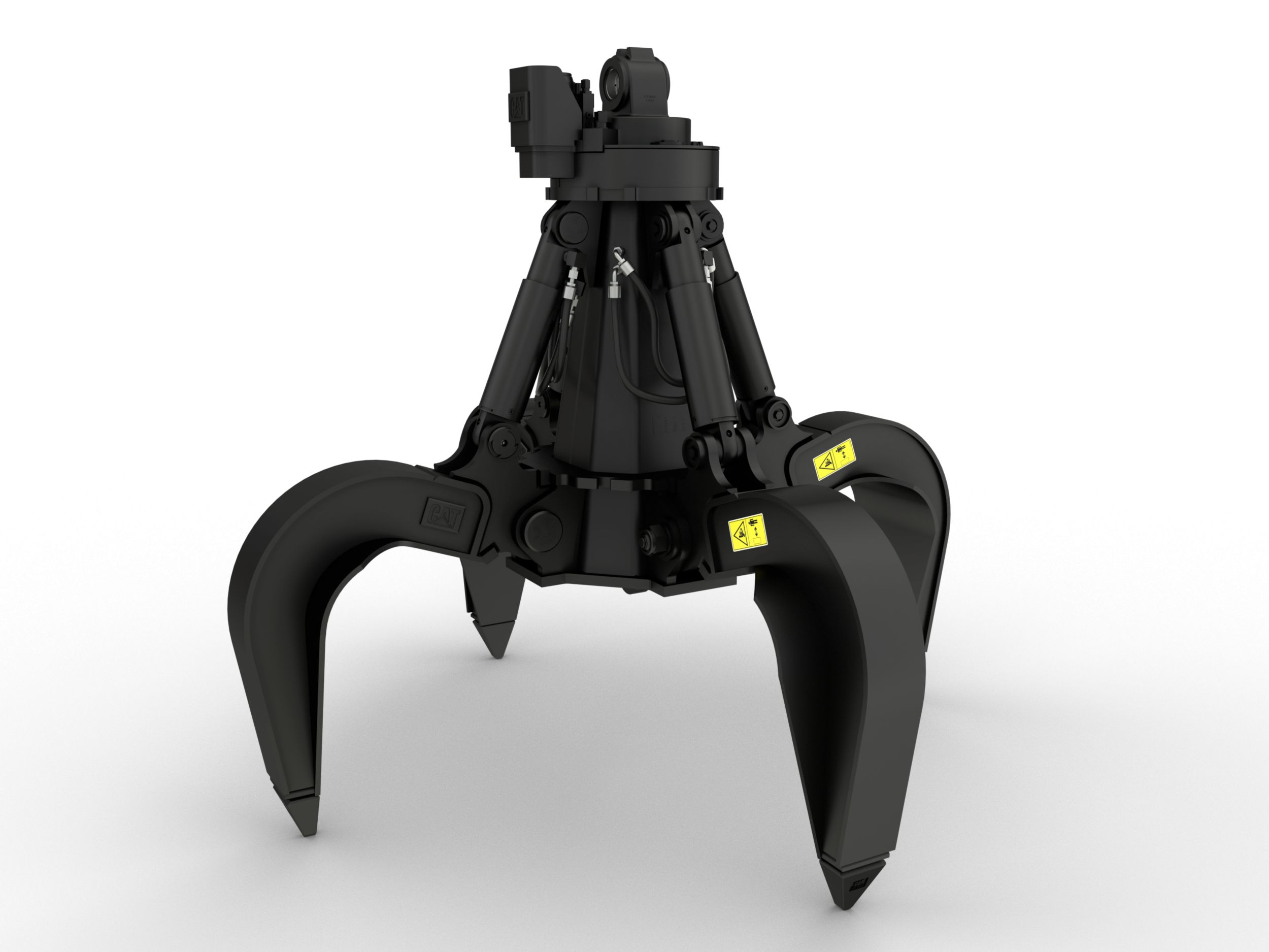 GSV425 4-Tine, 600-Liter Orange Peel Grapple