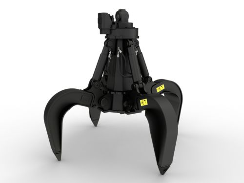 GSV425 4-Tine, 600-Liter Orange Peel Grapple