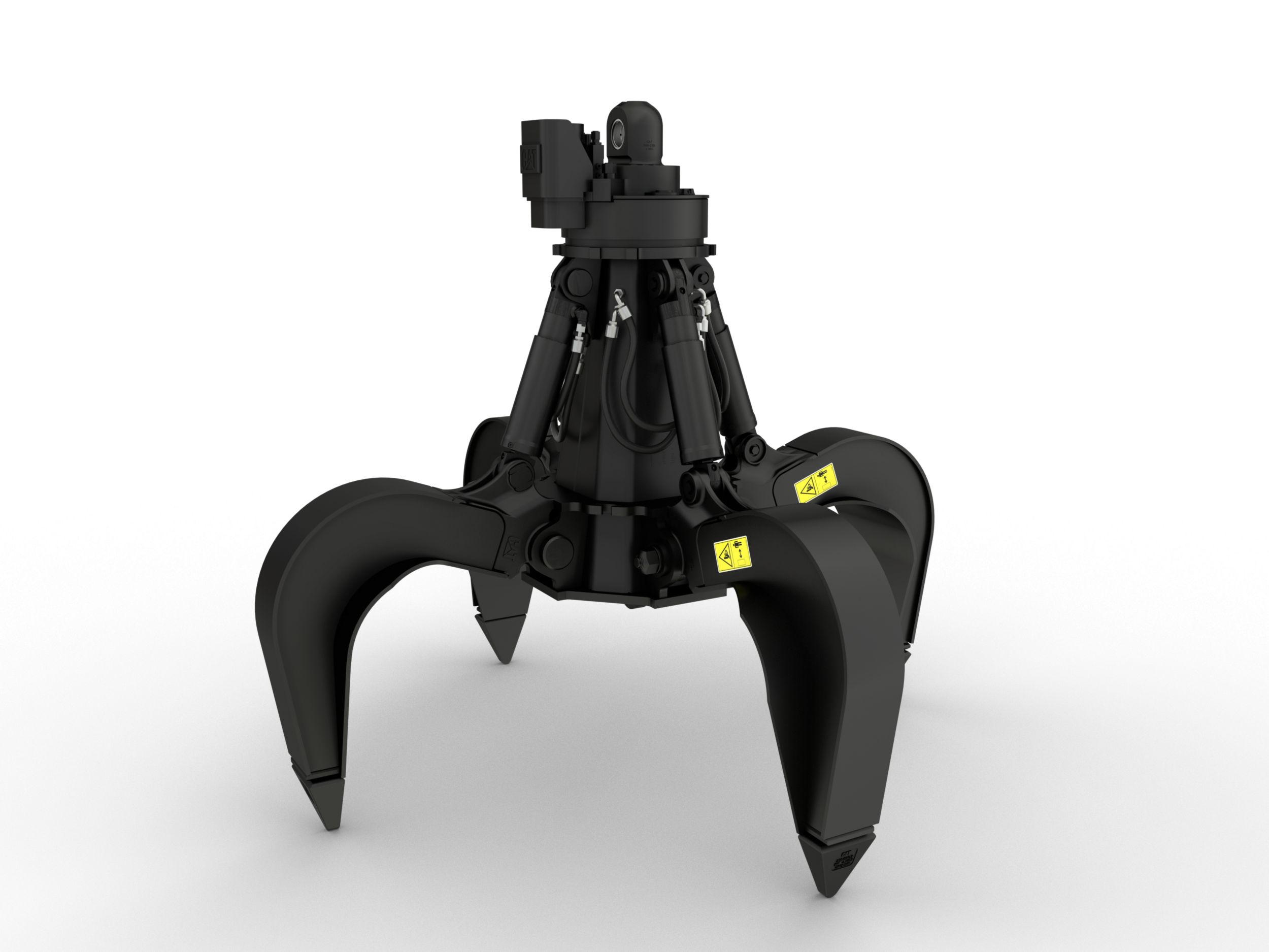 GSV420 4-Tine, 600-Liter Orange Peel Grapple