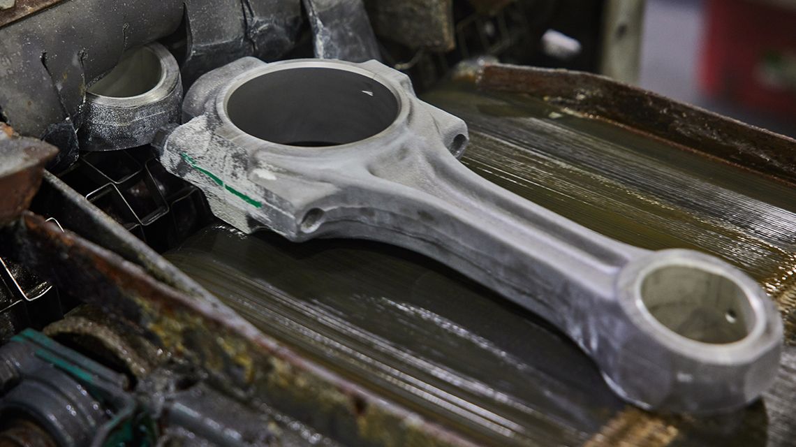 core in process of remanufacturing