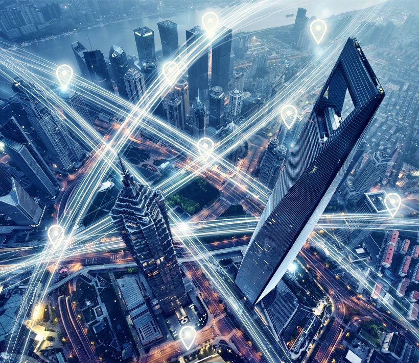 City location data concept