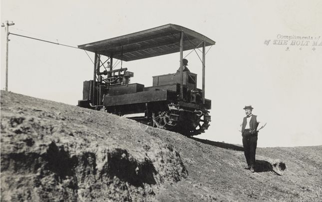 O novo trator Caterpillar