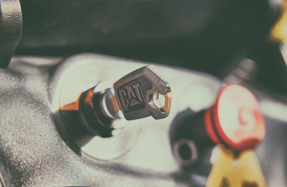 Cat key in ignition