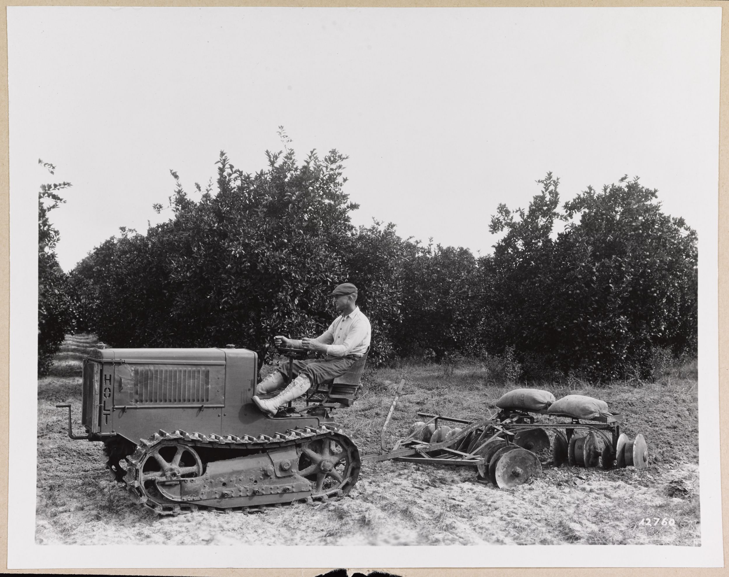 Holt 2-Ton Track-Type Tractor, 1924.