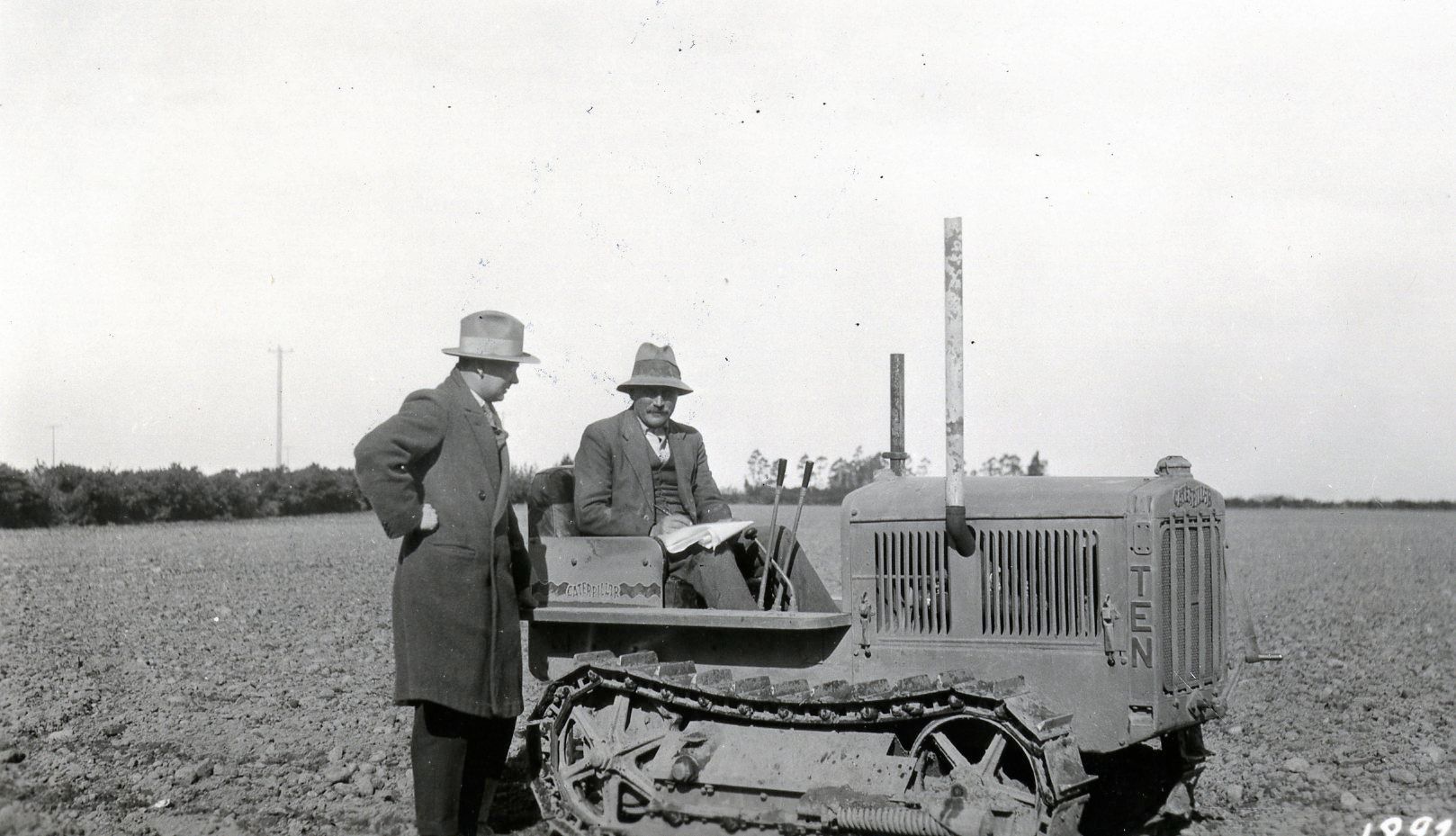 First Caterpillar Ten Track-Type Tractor sold in Canterbury, New Zealand, 1930.