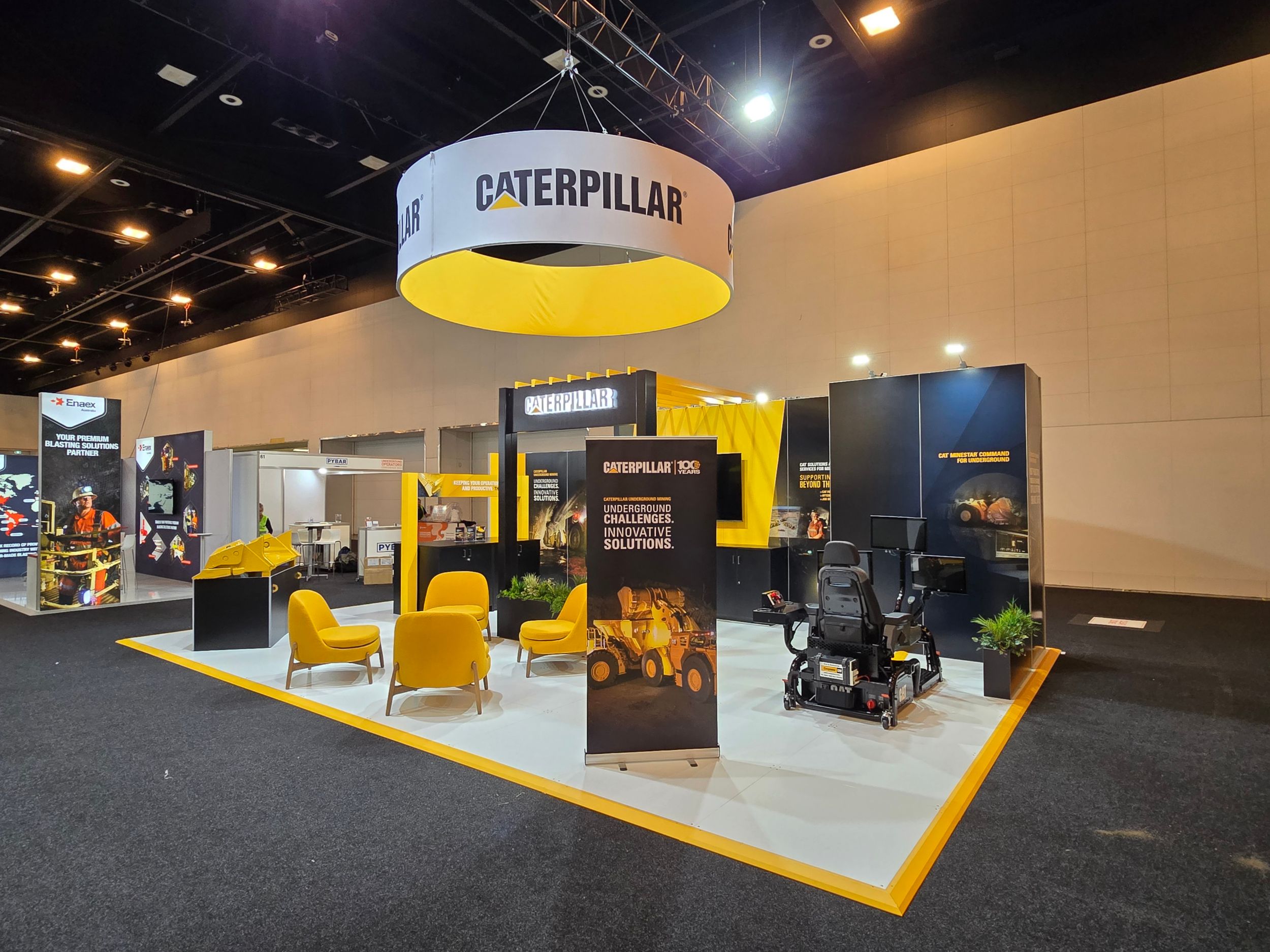 Caterpillar booth at AusIMM 2025