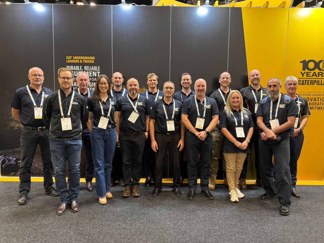 Caterpillar employees at AusIMM 2025