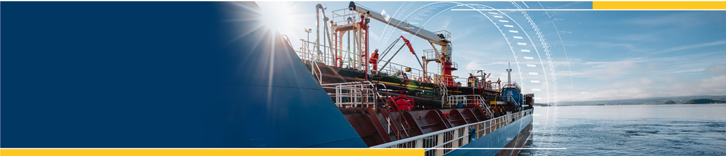 Caterpillar Marine Sustainability Hero Banner