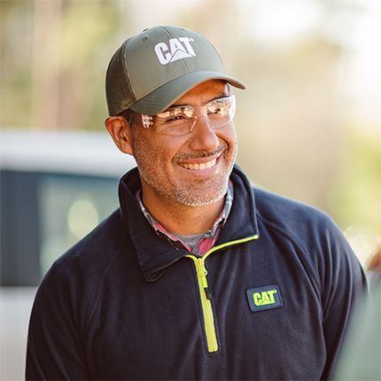 Men talking at job site