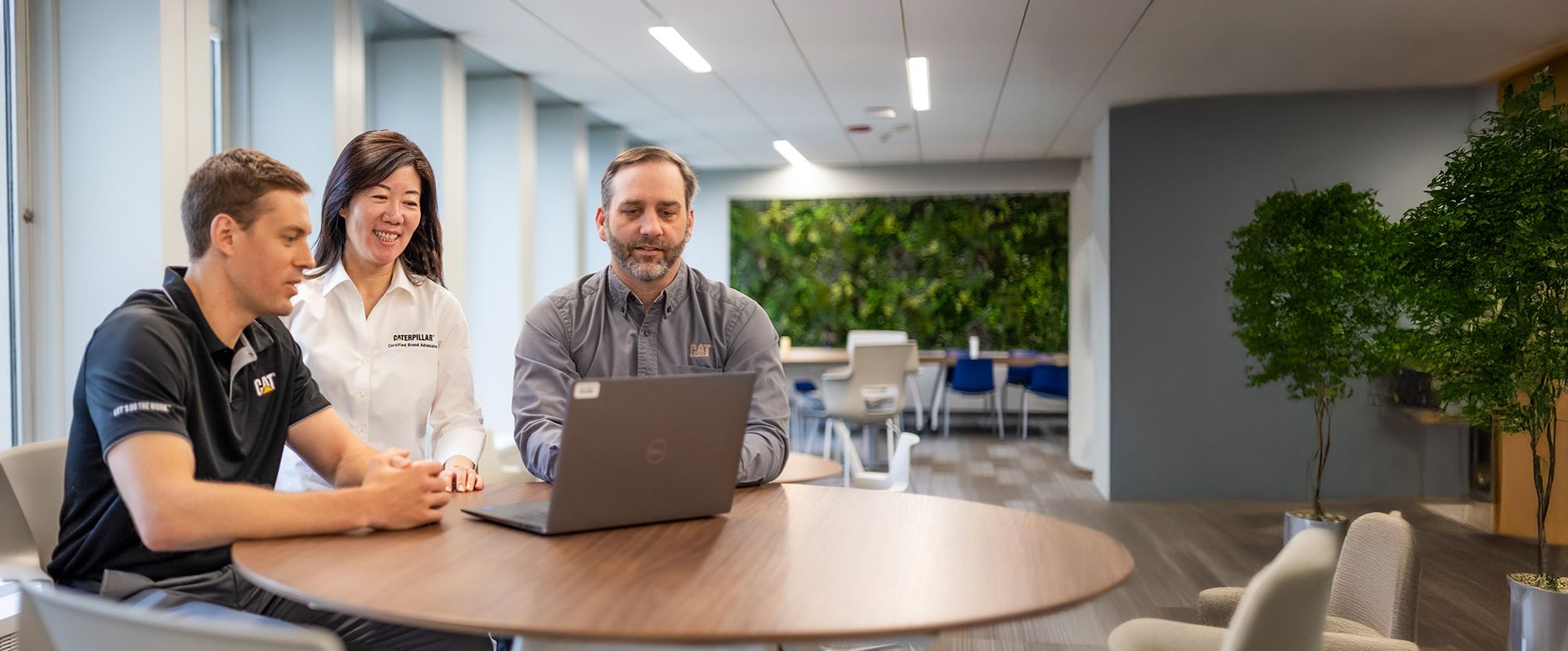 several employees having a meeting