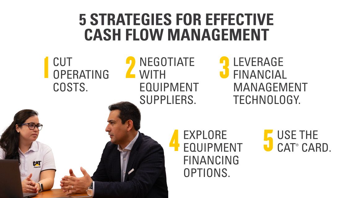 "5 Stretegies for Effective Cash Flow Management" graphic