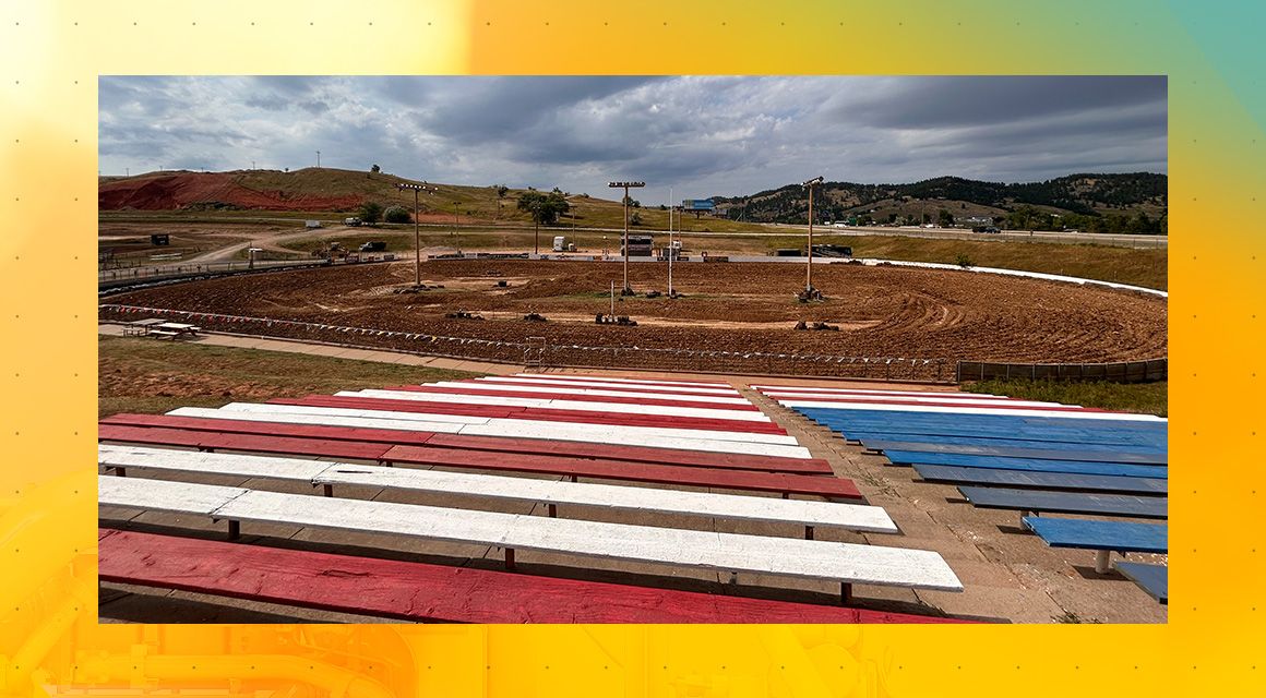 Sturgis TT Motorcycle Racetrack Under Construction