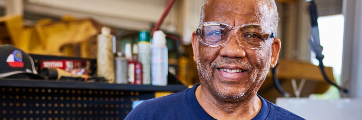 Mining truck at job site