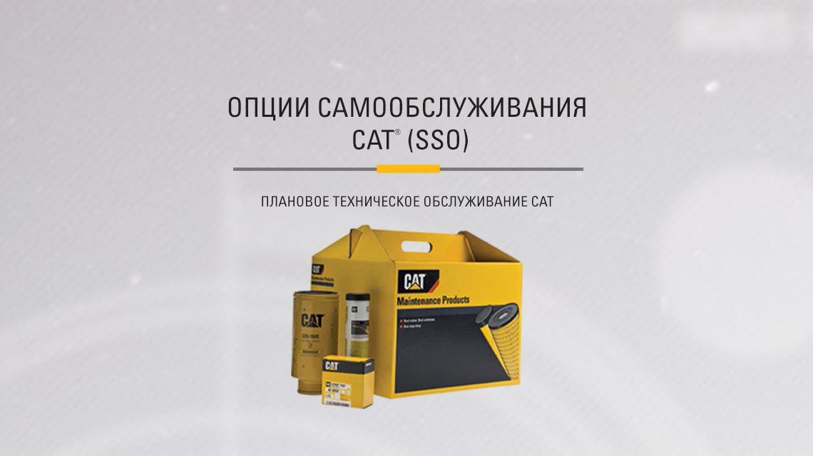 Yellow box of Cat Maitenance Products kit aside miscelaneous parts included. 