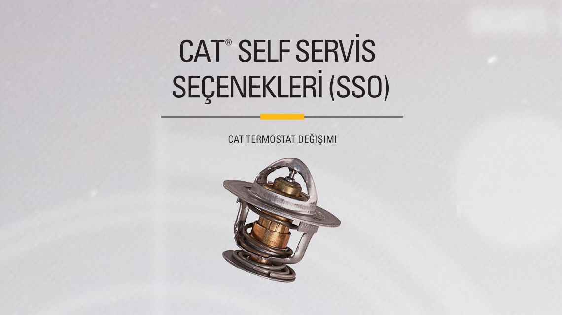 Detailed view of a Cat Coolant Temperature Regulator (Thermostat)