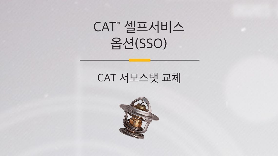 Detailed view of a Cat Coolant Temperature Regulator (Thermostat)