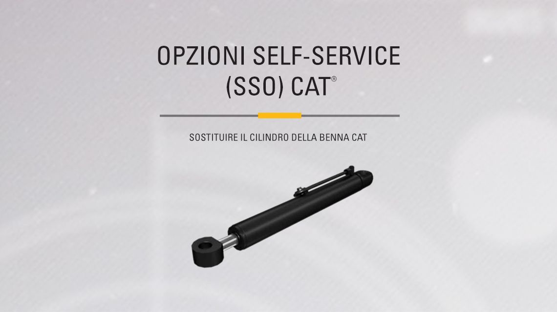 Bucket cylinder on gray background