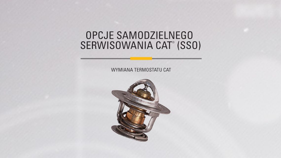 Detailed view of a Cat Coolant Temperature Regulator (Thermostat)