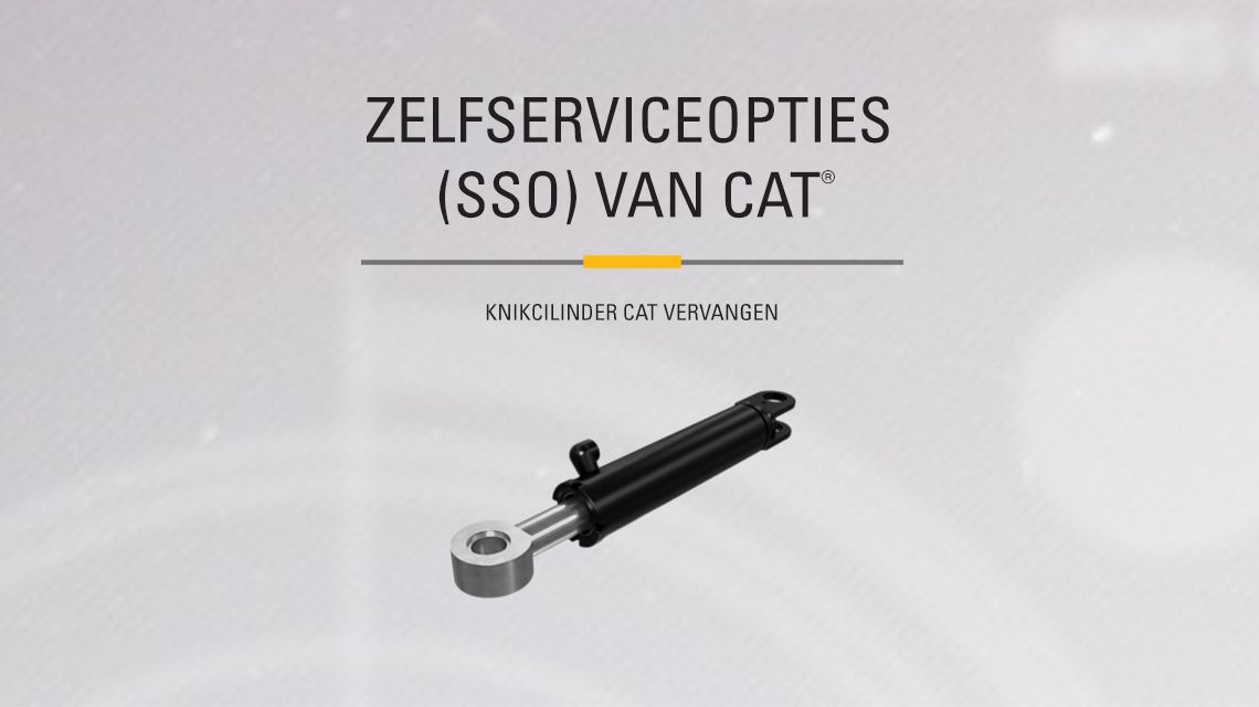 Hydraulic Articulated Cylinder on gray background