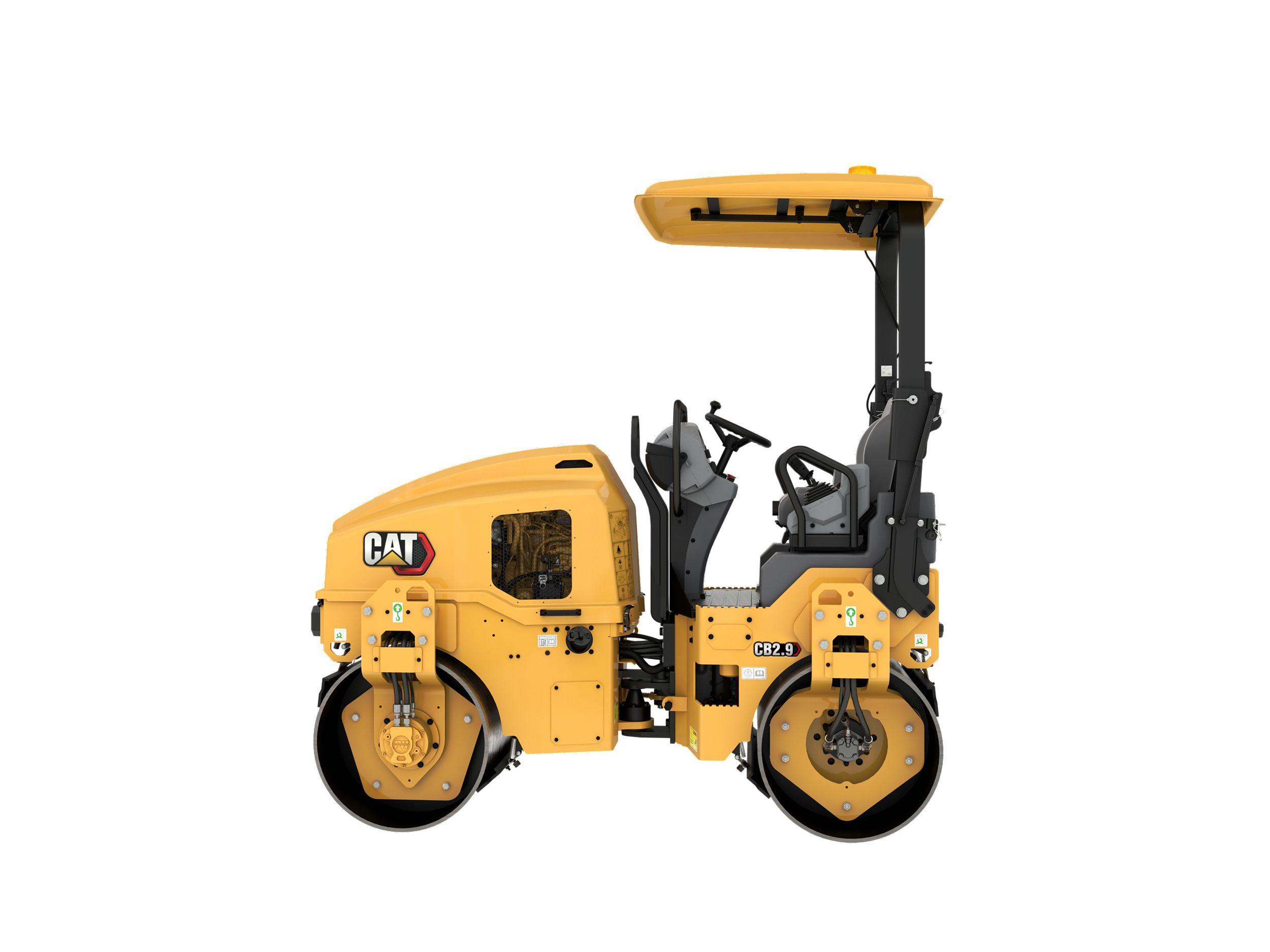 CB2.9 tandem roller left side