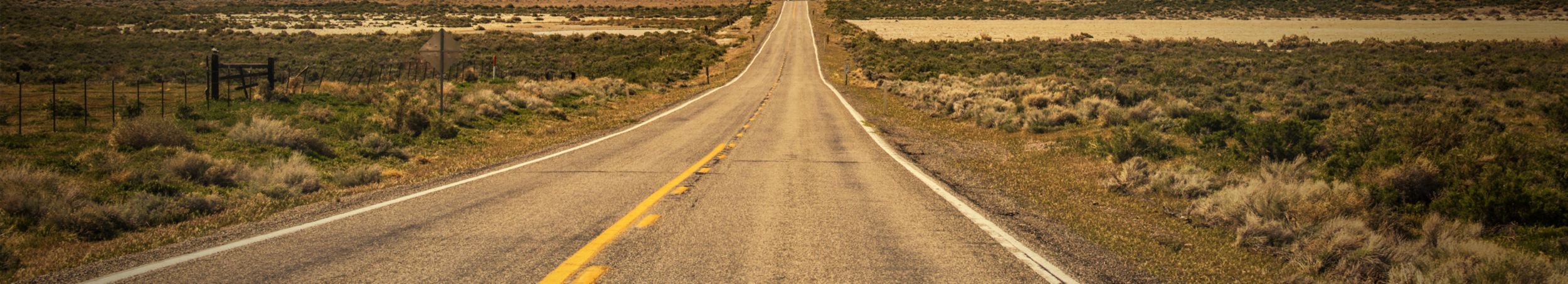 beautiful, open road