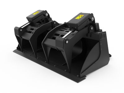 Industrial Grapple Buckets - 1740 mm (68 in), Bolt-On Cutting Edge