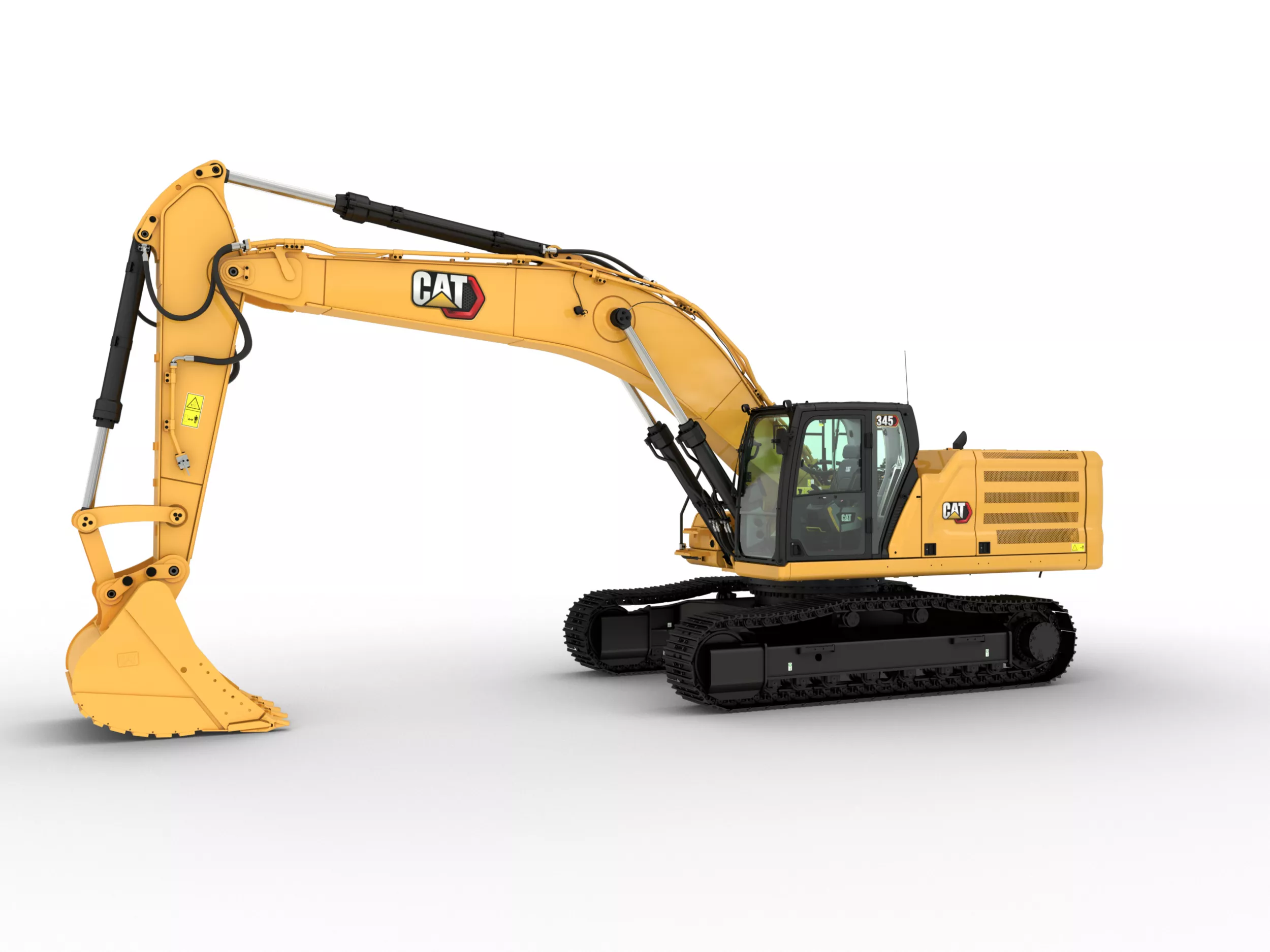 تتميز الحفارات الهيدروليكية المجنزرة Cat® 345 بقدرة مثالية، وأداء فائق، وتحكم لا مثيل له، وقدرات عالية على الحفر، وإنشاء الخنادق، ورفع الأحمال الثقيلة إلى مشروعاتك الكبيرة.