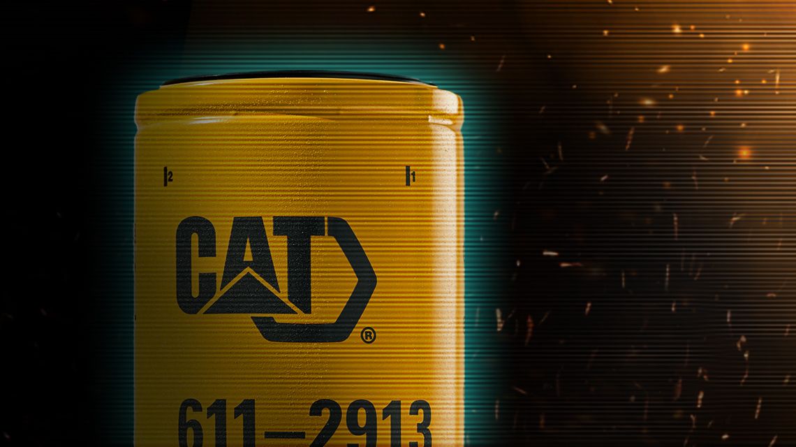 611-2913 engine oil filter partial view 