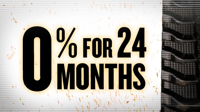 0% for 24 Months graphic