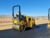 CB4.0 tandem roller compacting asphalt on a road