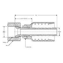 JIS (Komatsu Style) Metric Swivel 30° Female Seat