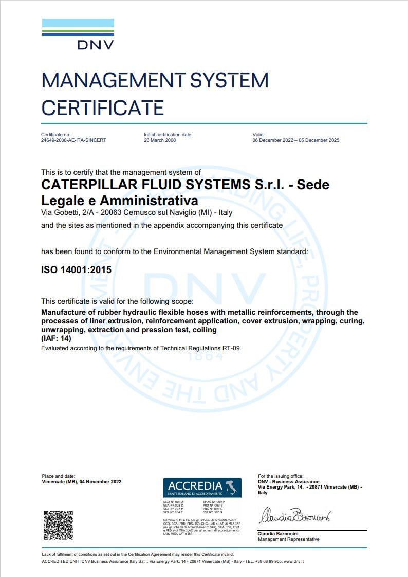 iso 14001 certificate