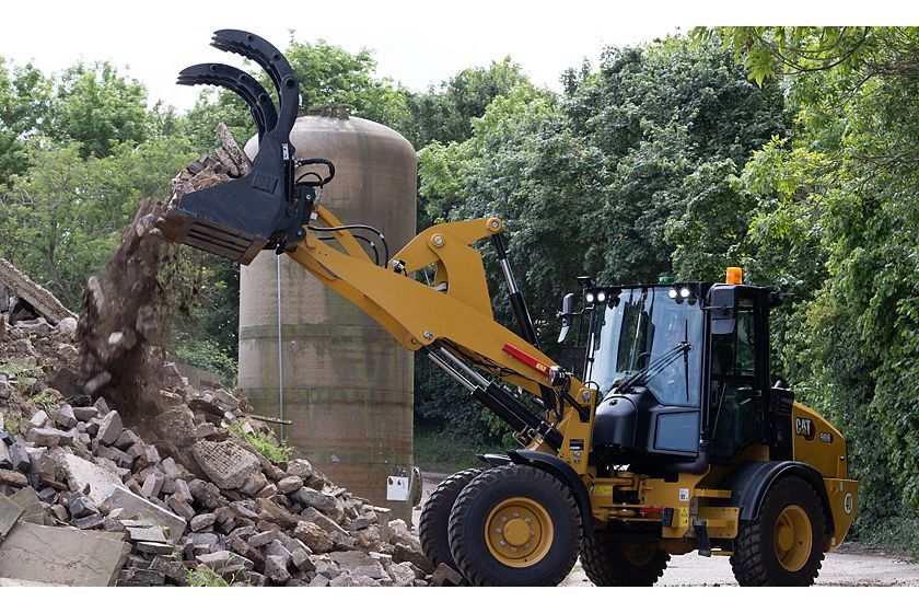 908 Compact Wheel Loader High Lift with Industrial Grapple