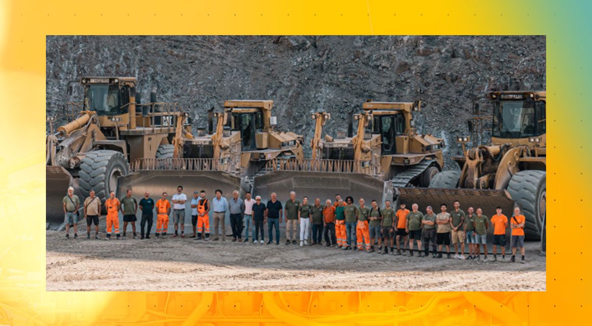 Team photo at Cave Pedogna