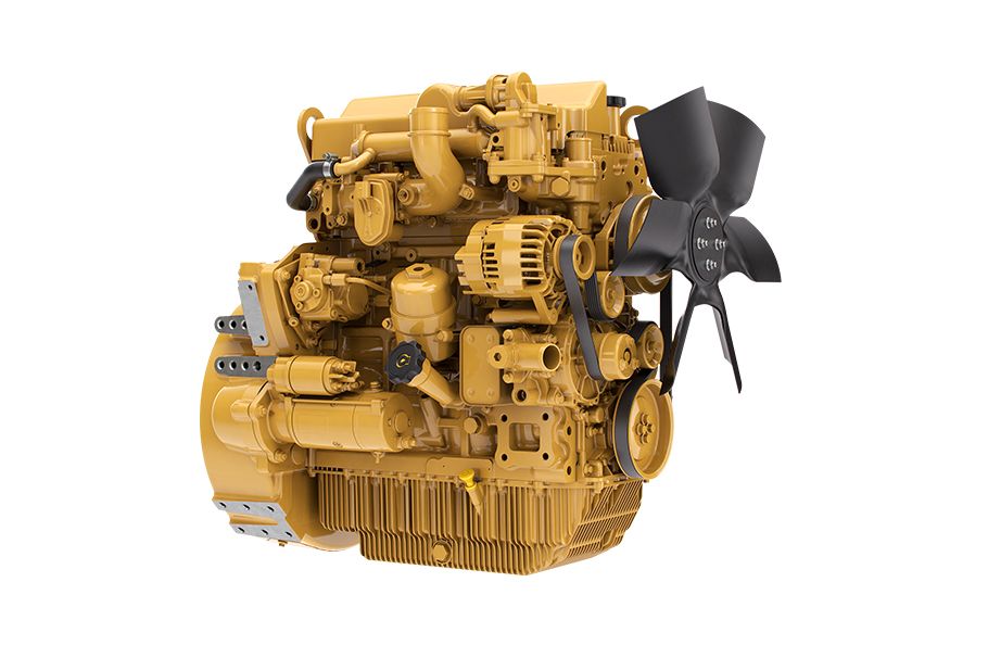Cat C3.6 Industrial Diesel Engine Side View