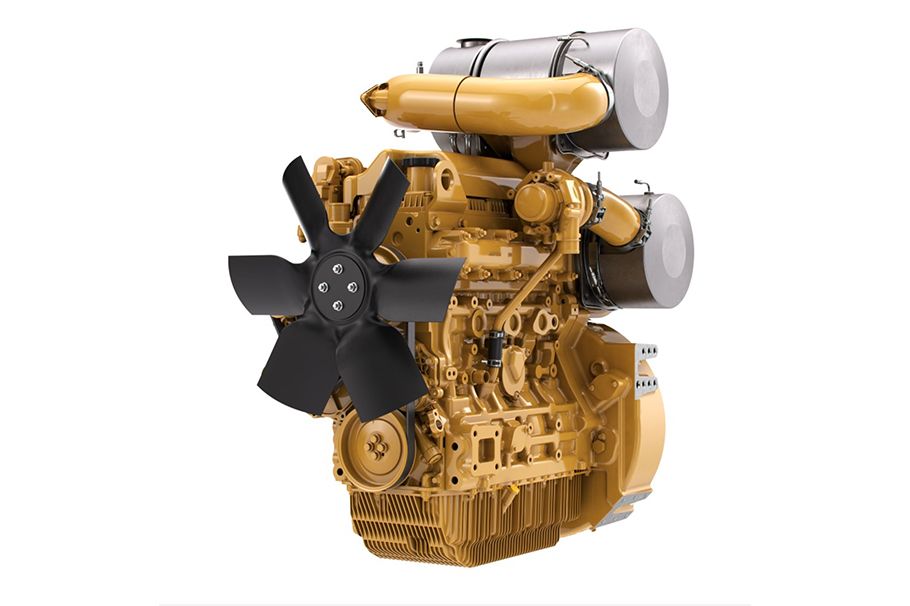 Cat C3.6 Industrial Diesel Engine Side View