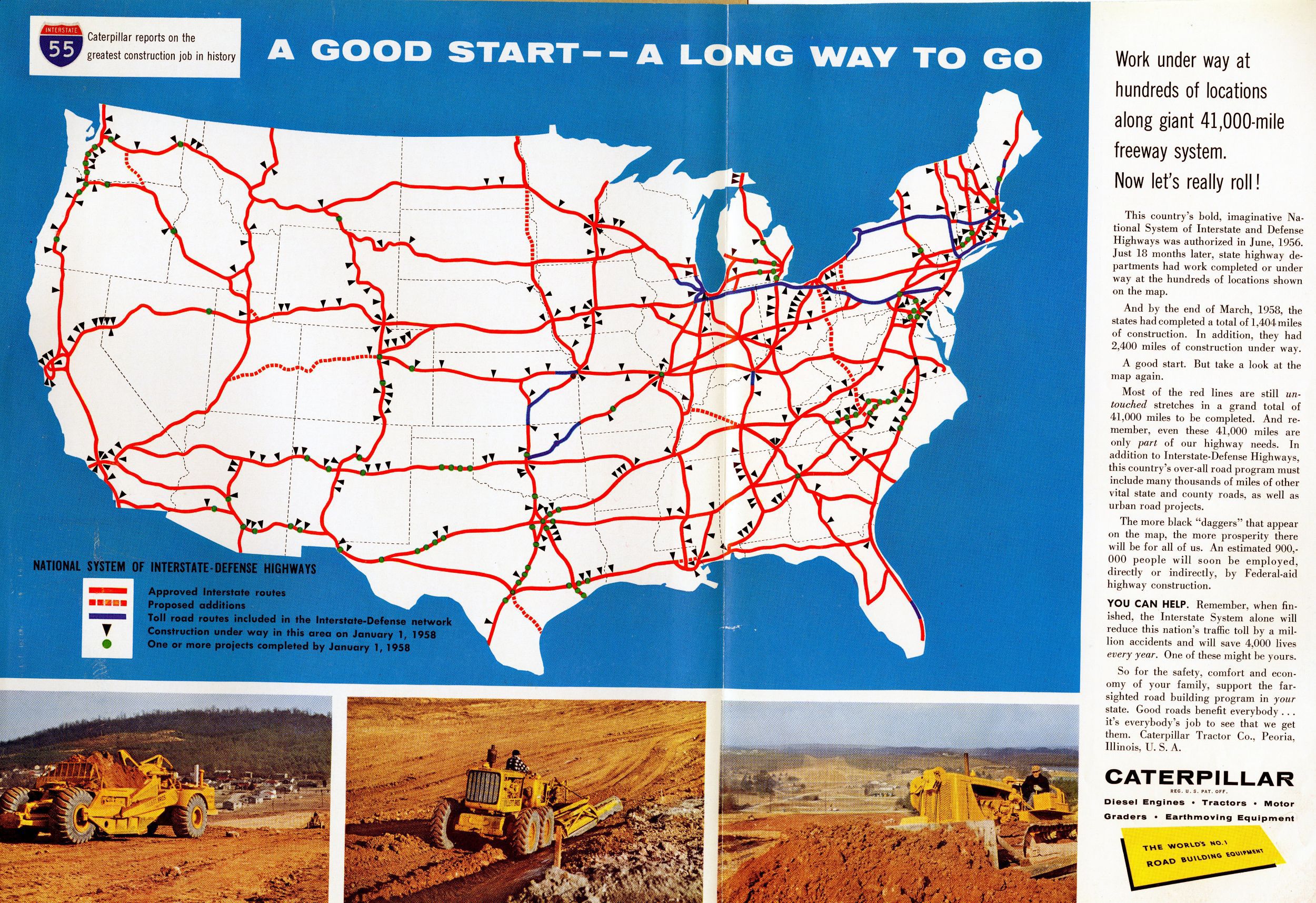 map of highway construction project