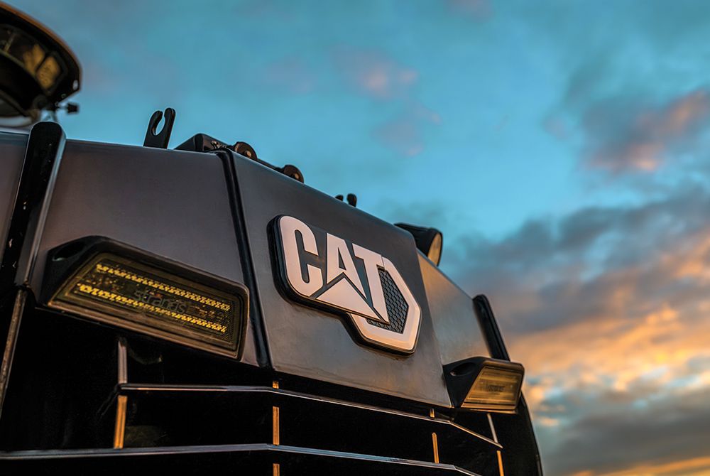 cat trade dress on a machine