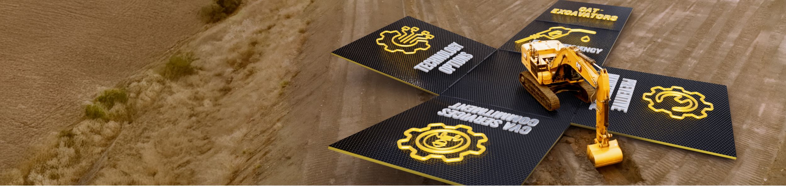 All Cat® Excavators ready to help you in your job