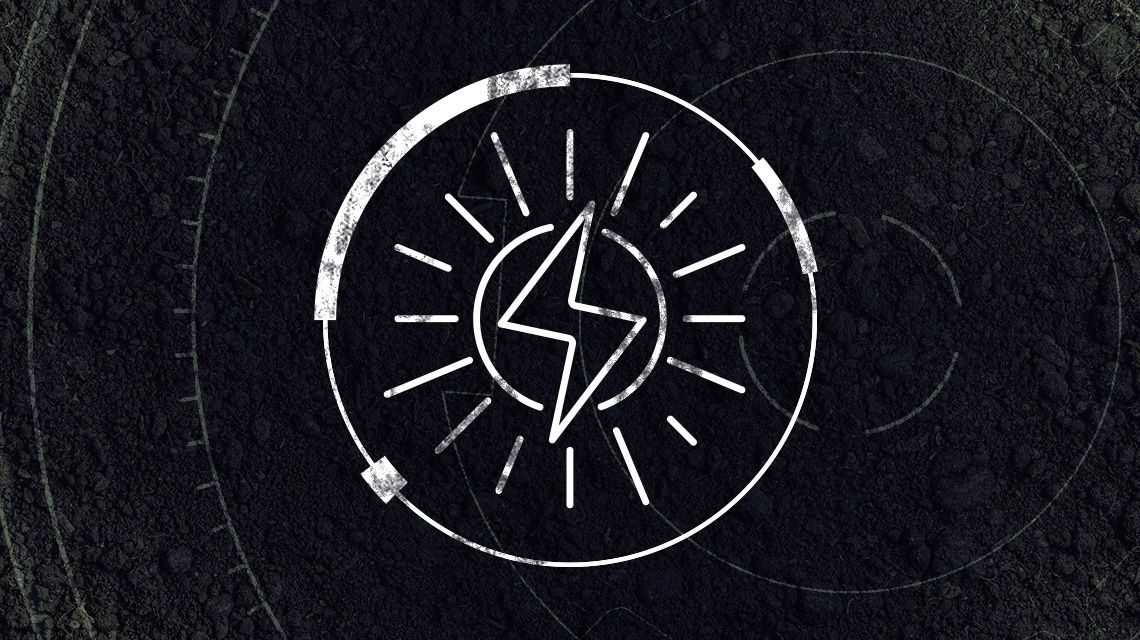 Icon of a lightning bolt/power symbol