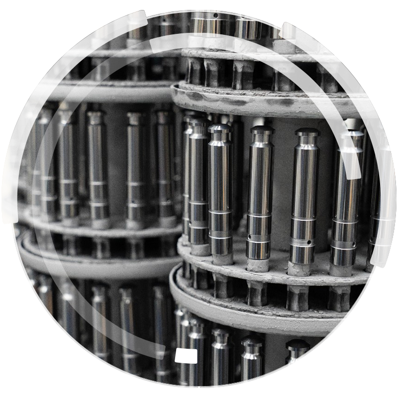 Materials are carefully salvaged and final tested.