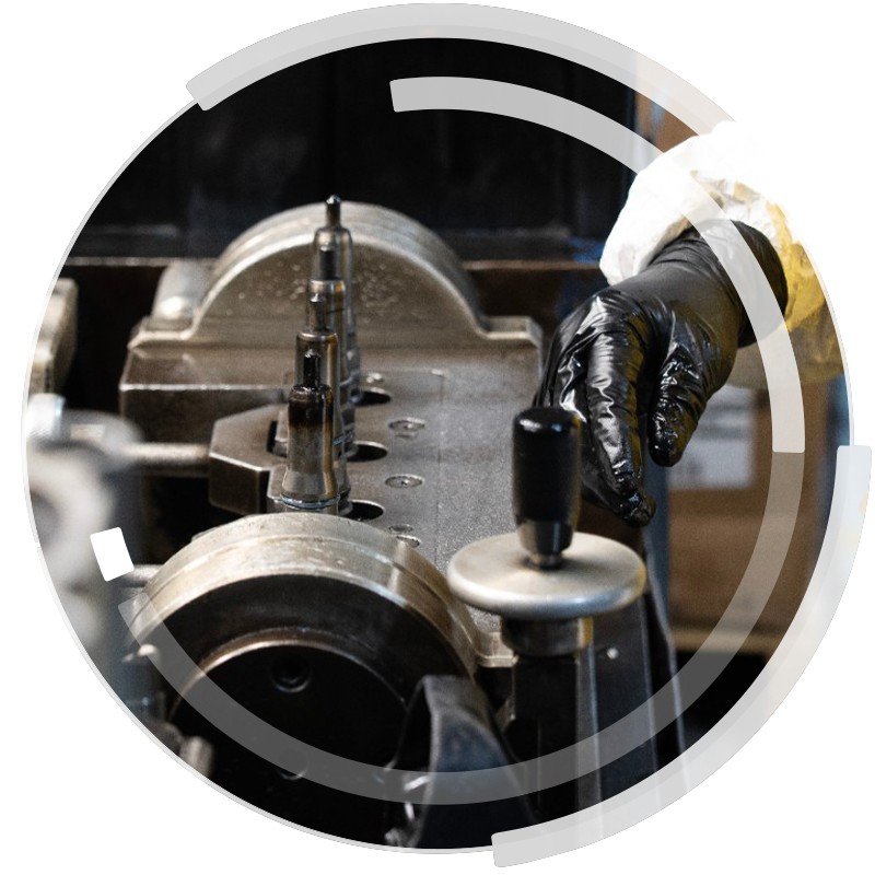 Core is disassembled to its smallest piece parts.